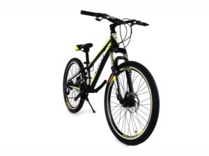 Велосипед Cross Racer 24 Black-Lightgreen-White