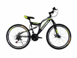 Велосипед Titan Panther 26 Black-Lime-White