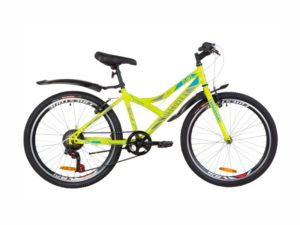 Велосипед Discovery Flint Vbr 24 lime-blue